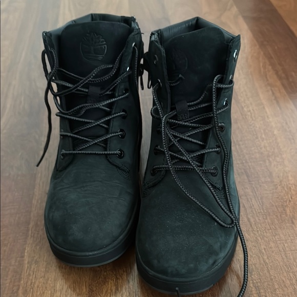 Timberland Men's (Boy’s) Black High-Top Boots - Picture 2 of 4